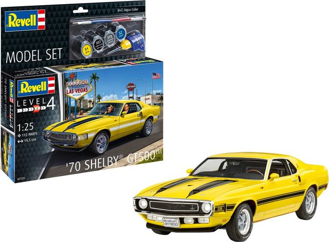 Revell Model Set '70 Shelby GT500, Modellbau, 1:25, ab 12 Jahren - Bild 1