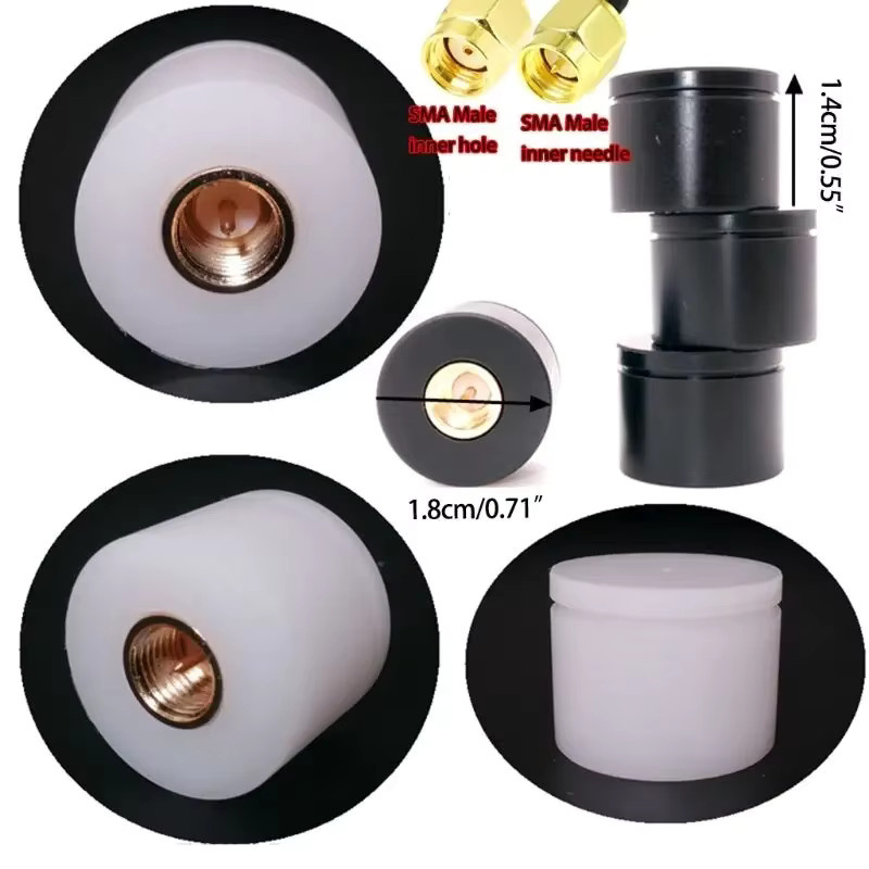 NOWEPOCH 2er-Set 2,4 GHz WIFI und Bluetooth Antenne mit 3dBi Verstärkung und RP SMA Stecker in Schwarz - Bild 4
