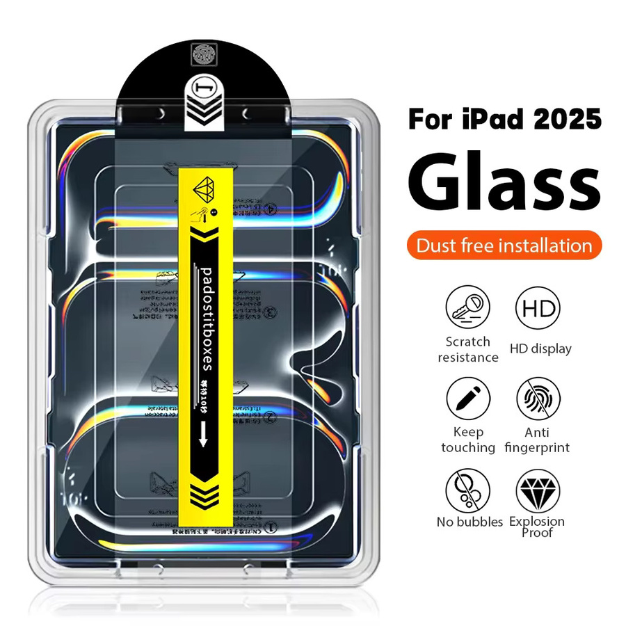 Displayschutzfolie aus gehärtetem Glas für Apple iPad Modelle in Transparent - Bild 6