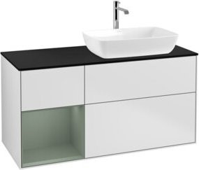 V&B Waschtischunterschrank Finion in Weiß lackiert, Breite: 120 cm, Tiefe: 50,1 cm, Höhe: 50,1 cm - Bild 1