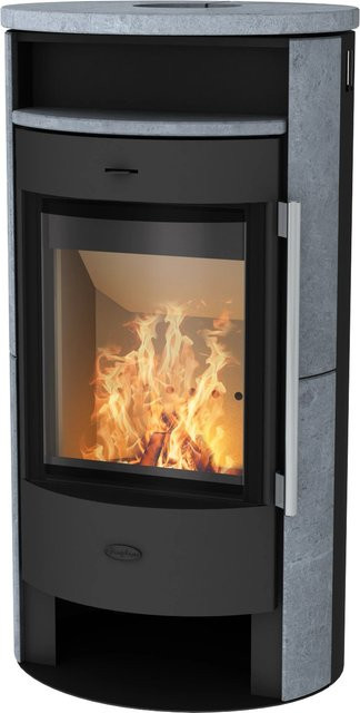 Fireplace Kaminofen Durango Speckstein Schwarz Grau 6 kW B: 121,0 cm, H: 104,8 cm, T: 55,2 cm - Bild 1