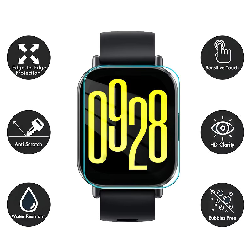 Xiaomi Displayschutzfolie Glas, Redmi Watch 5 Lite Active, transparent - Bild 2