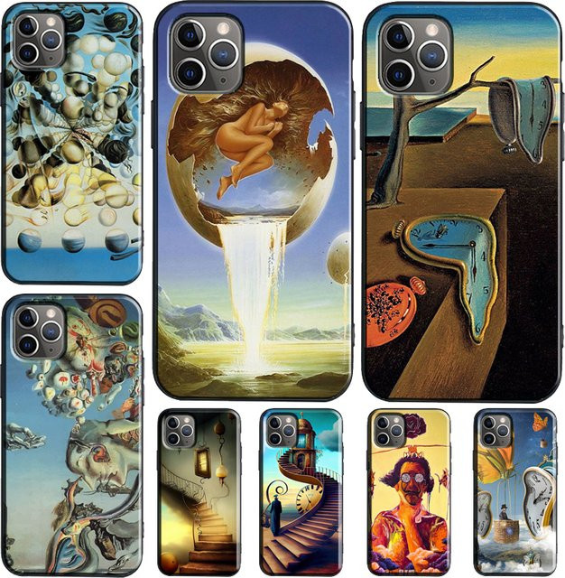 Salvador Dali Kunst Handyhülle für Samsung Galaxy S26 Ultra S25 S24 S23 S22 S21 S20 S10 S9 FE Plus in Multicolour - Bild 1