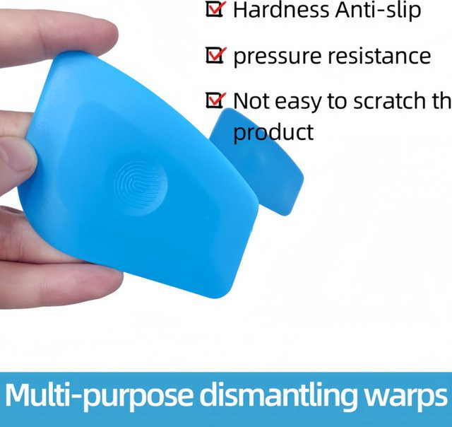 SiKO Multifunktionales Demontage-Hebelwerkzeug mit ergonomischem Griff in Blau und Multicolour für Smartphone, Tablet, PC, Rückgehäuse, Akku und Bildschirmreparatur - Bild 1