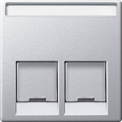 Merten Abdeckung System M aus Aluminium in Silber MEG4574-0460 - Bild 1