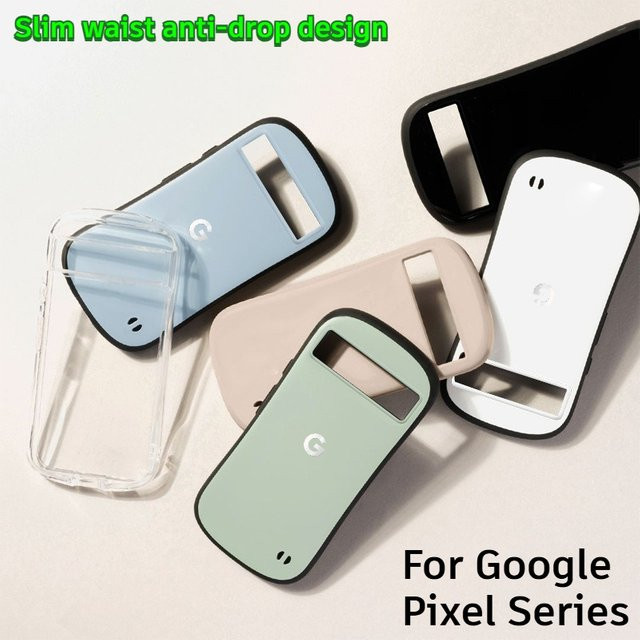 Mattierte TPU-Anti-Rutsch-Schutzhülle für Google Pixel 10, 10 Pro, 9, 9 Pro, 10A, 9A, 8A, 7A in Weiß - Bild 1