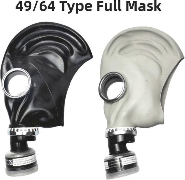 SZYSF Vollgesichts-Gasmaske mit Kohlefilterbox für den Arbeitsschutz und chemische Harzmaske - Bild 1