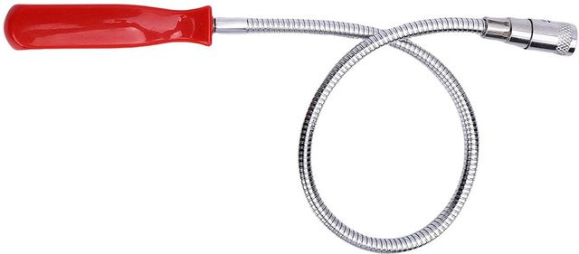 KaiSai Flexibles magnetisches Aufnahmewerkzeug mit LED-Licht in Rot, 585 mm Reichweite - Bild 1