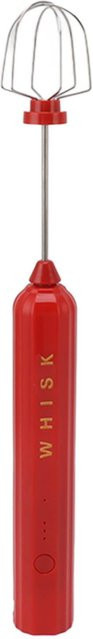Fishine Kabelloser Elektrischer Handmixer aus Edelstahl in Grün und Rot - Bild 1