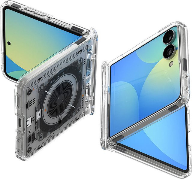 Spigen Ultra Hybrid Pro Neo One MagSafe Schutzhülle für Samsung Galaxy Z Flip8 F776 in Transparent - Bild 1