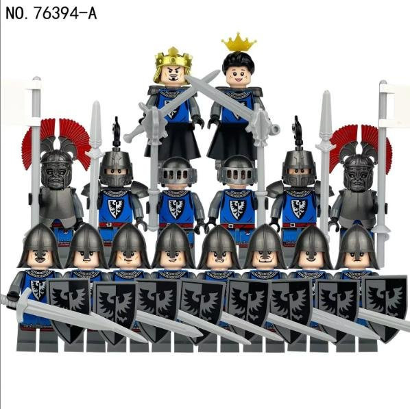 Antike römische mittelalterliche Ritter, Bausteine, Figuren, ab 14 Jahren - Bild 1