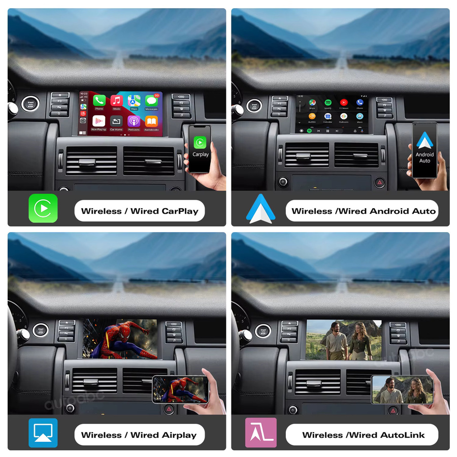 REEIIO Kabelloses CarPlay und Android Auto Interface für Bosch Harman Systeme, kompatibel mit Land Rover Discovery 5, Evoque, Discovery Sport sowie Jaguar XE und XF, inklusive Bluetooth und Airplay - Bild 3
