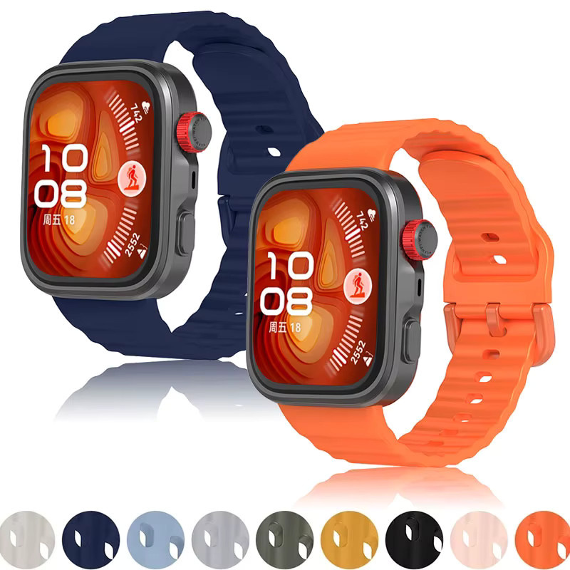 OAKCHARM Uhrenarmband Silikon, Huawei Uhr Fit 4 Pro, Huawei Uhr Fit 3 - Bild 5
