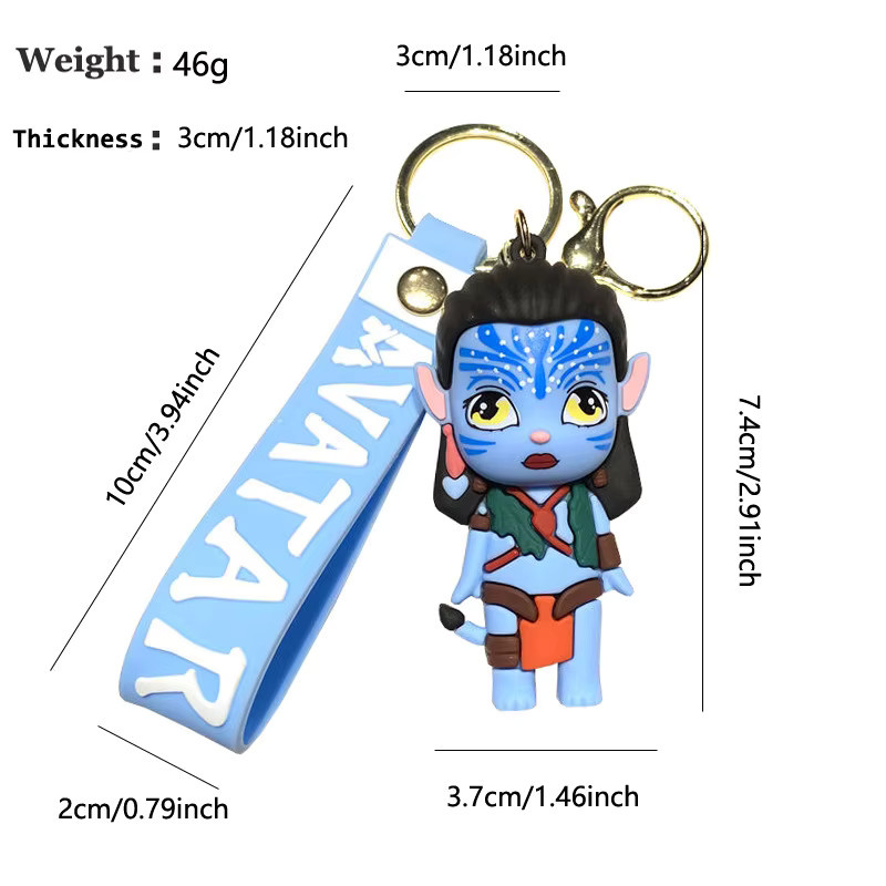 Potdemiel Schlüsselanhänger, Anime Avatar, Silikon, Kinder - Bild 4