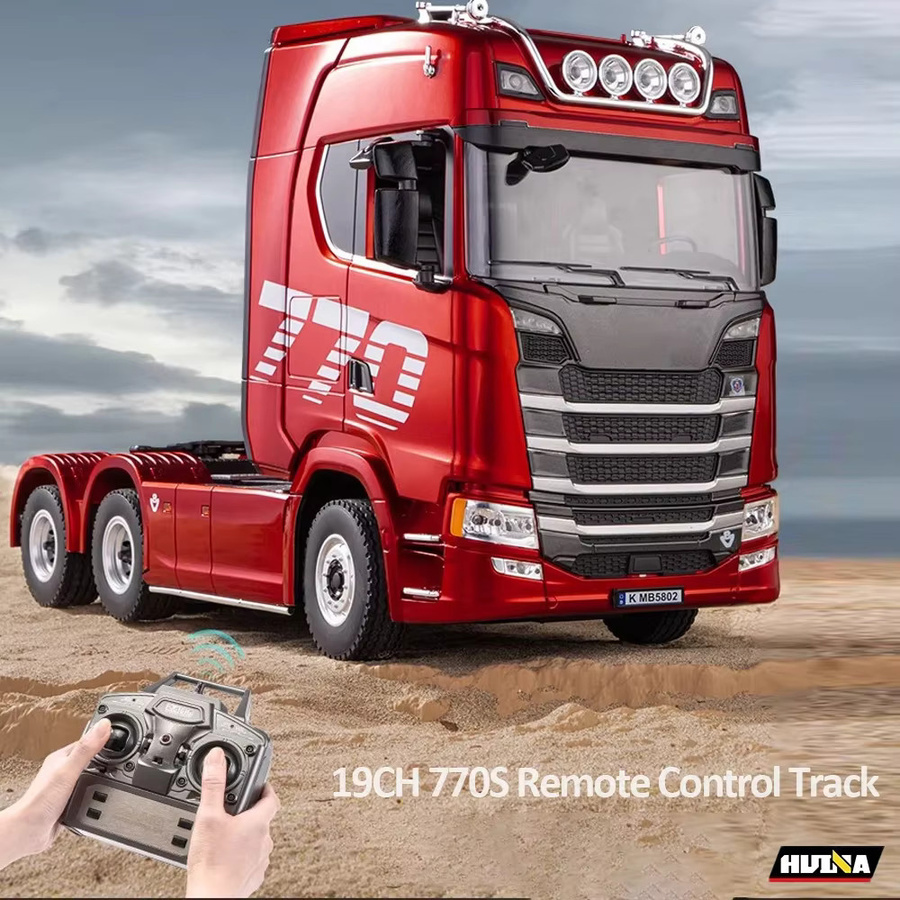 HUINA 1501 RC Truck 770S, Legierung Traktor, 1/18, mit Licht und Sound - Bild 5
