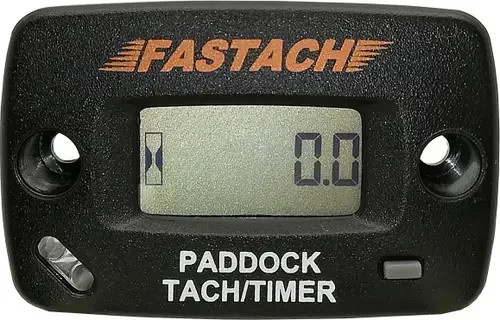 Motogroup Betriebsstundenzähler mit LCD-Display in Schwarz, Breite: 24,5 mm, Höhe: 12,7 mm, Ziffernhöhe: 6 mm - Bild 1