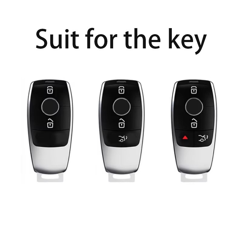 ICAR Transparente TPU-Schutzhülle für Mercedes Benz E-Klasse W213 E200 E260 E300 E320 Autoschlüssel mit Schlüsselanhänger - Bild 2