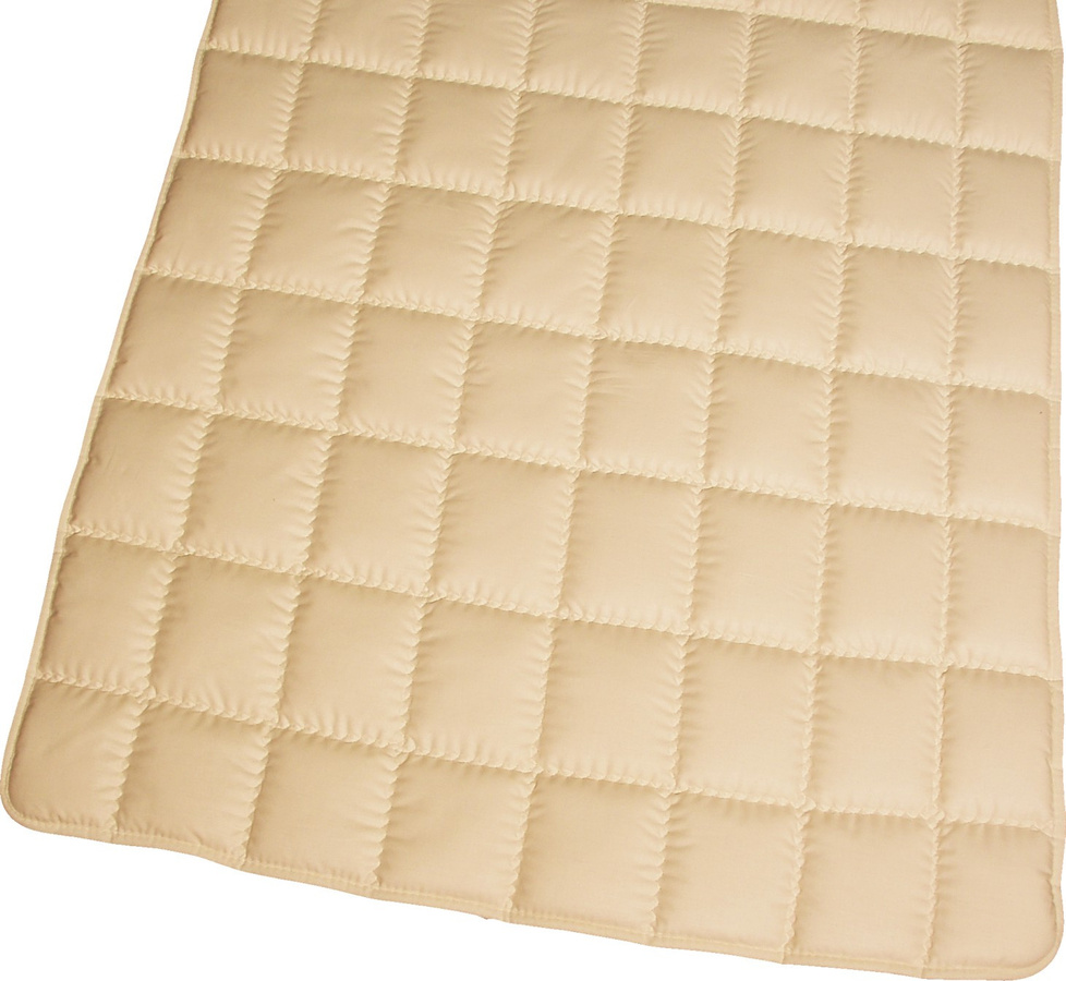 Garanta Rubin Schafwoll Matratzenauflage in Beige, B/T: 200 x 200 cm - Bild 1