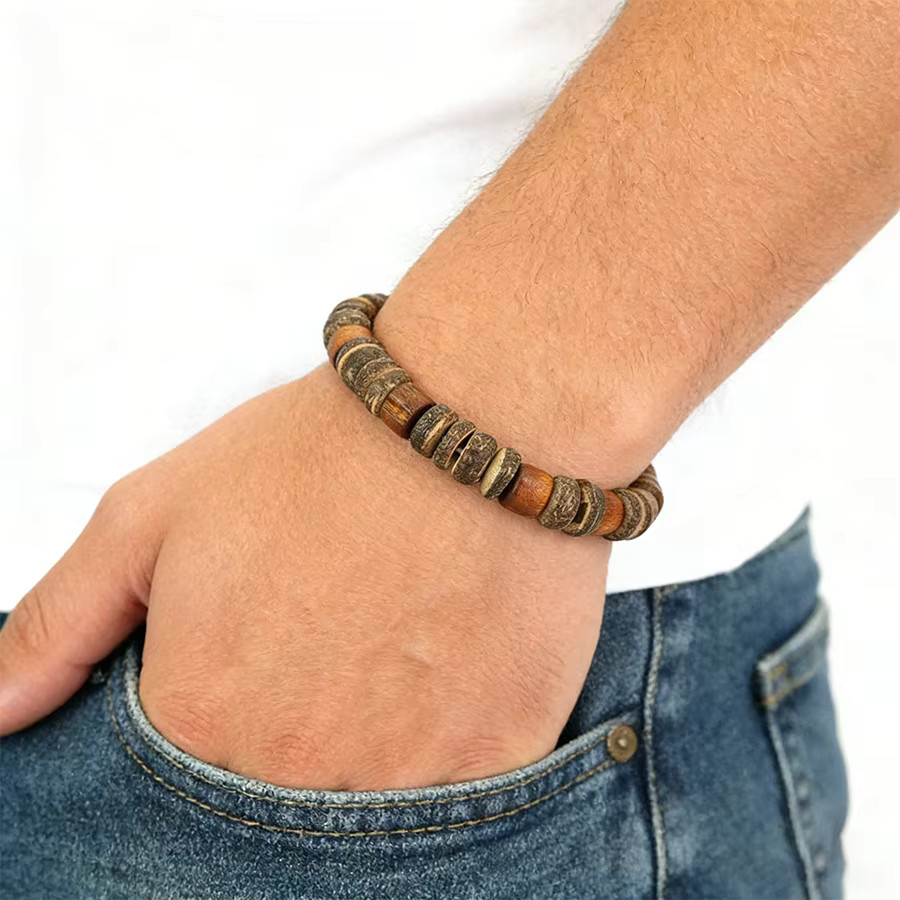 Noter Armband, Kokosnussperlen, Bunt, Unisex - Bild 4