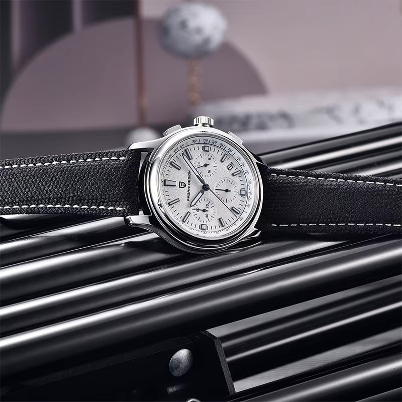 PAGANI DESIGN Chronograph, Quarz, Edelstahl, Saphirglas, 40 mm, Herren - Bild 6