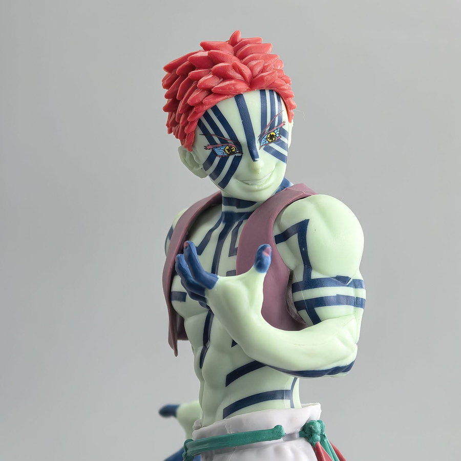 Yiran toy 1 Kimetsu no Yaiba Akaza Figur Puppe ab 14+ Jahren - Bild 2