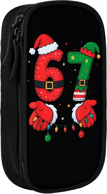 Fancy Style Studio Federmäppchen Eis Tropfen 67 Motiv, doppellagiges Canvas-Federtasche für Mädchen und Jungen, Multicolour - Bild 1