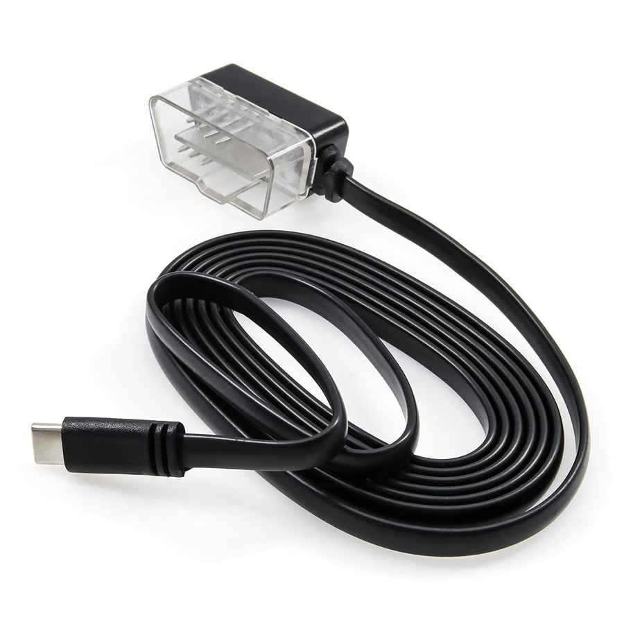 OBD2 zu Mini USB Anschluss Kabel für Auto HUD Head Up Display in Schwarz - Bild 2