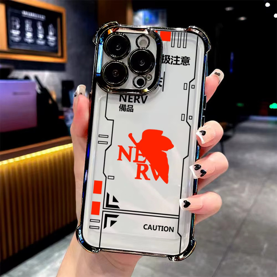 Anime Neon Genesis Evangelion Handyhülle für Samsung Galaxy S25 S24 S23 S22 S21 S20 FE Note 20 Ultra Plus A73 A55 5G Cover, Multicolor - Bild 2