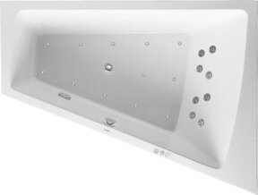 Duravit Whirlwanne Paiova Eckwhirlwanne in Weiß, B/T: 170 x 130 cm - Bild 1