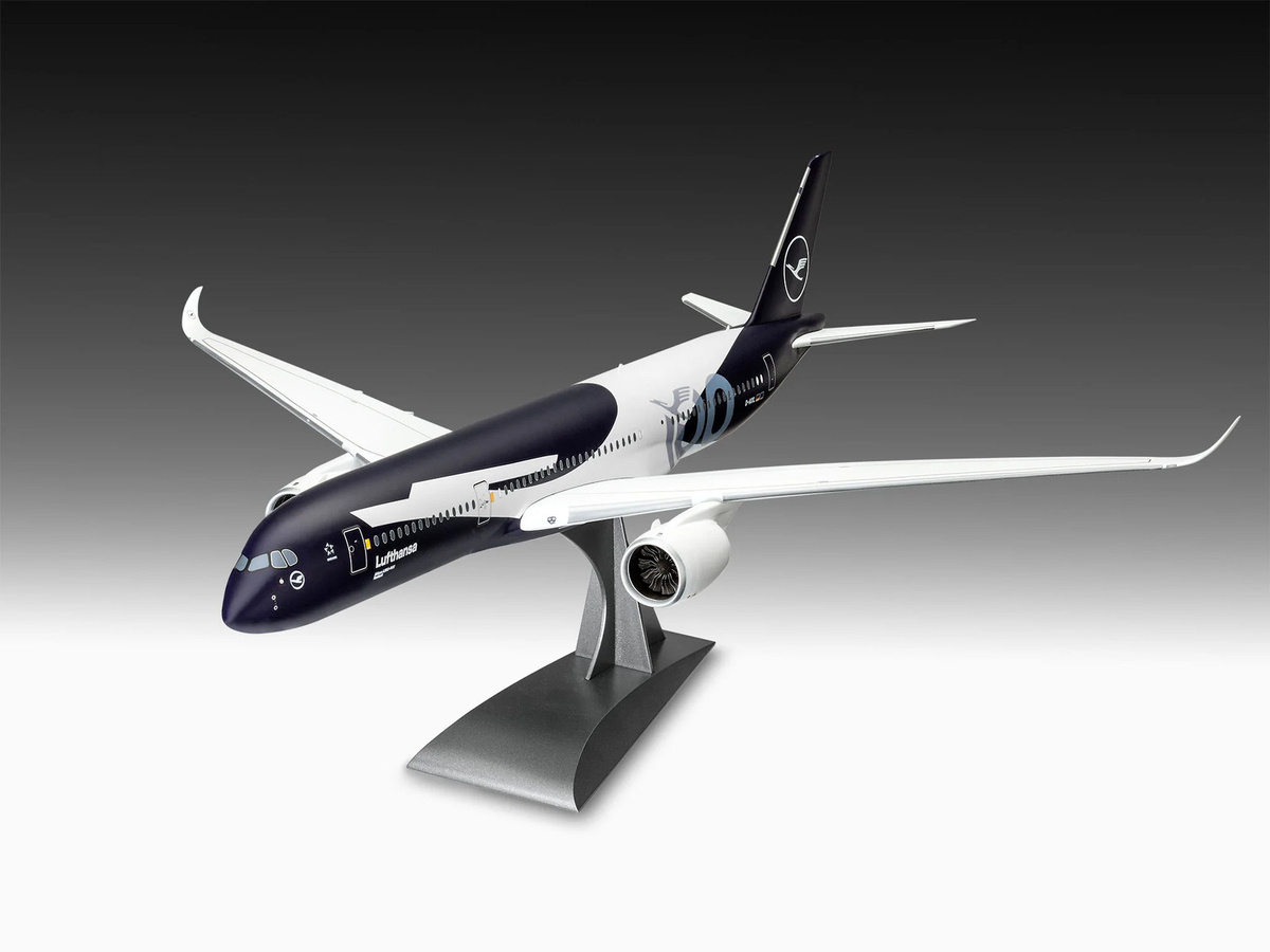Revell A350-900 100 Jahre Lufthansa Modellbausatz 1:144 ab 12 Jahren - Bild 2