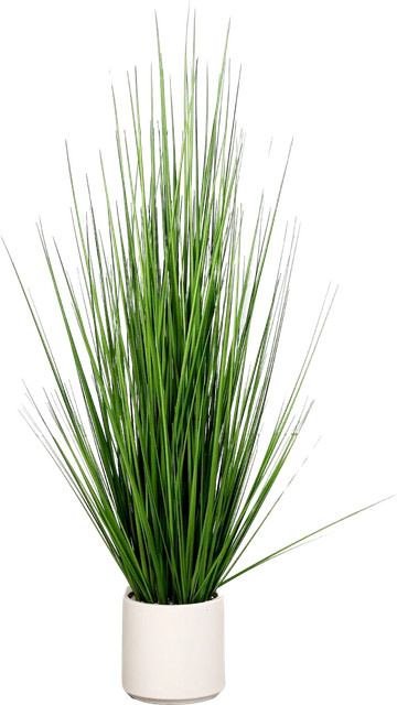 Künstliches Gras Danira von Aplanta im sandfarbenen Topf, Höhe: 120 cm - Bild 1