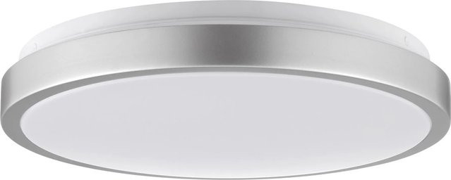 Brilliant LED Deckenleuchte Livius rund in Nickel und Weiß, Durchmesser: 33 cm - Bild 1