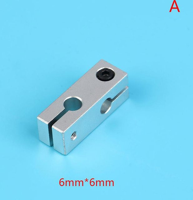 Fleur Florence Vertikale Säulen-Befestigungsklemme aus Aluminiumlegierung in Grau - Bild 1
