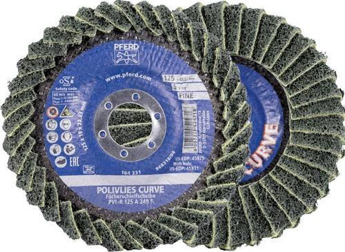 PFERD Fächerscheibe POLIVLIES-CURVE PVL-R D.125mm K240 Korund A Multicolor - Bild 1