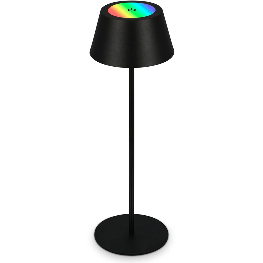 Brilo RGB Akku-Tischleuchte Schwarz mit LED und Touch-Bedienung - Bild 2