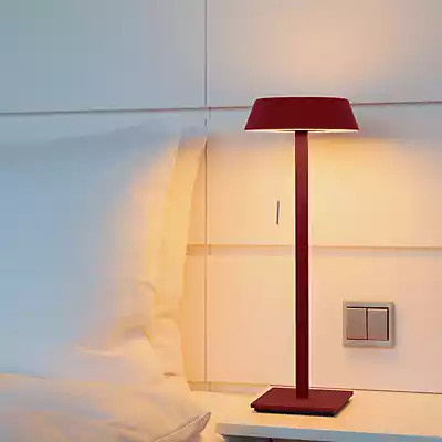 Oligo Glance LED Tischleuchte in Rot Matt - Bild 1