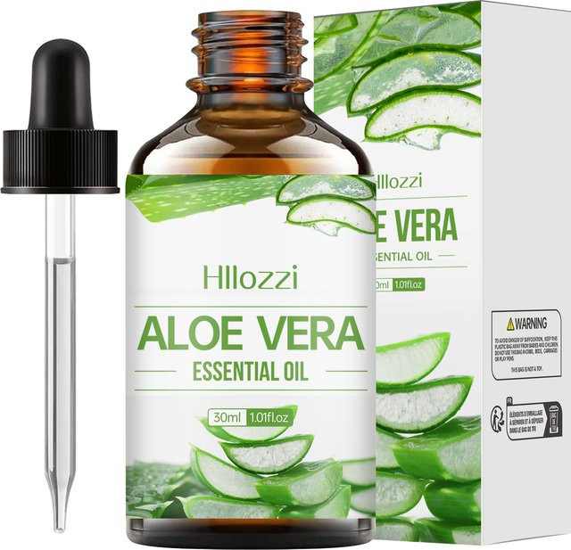 Hllozzi Aloe Vera Öl, Unisex, für Gesicht, Haare und Körper - Bild 1