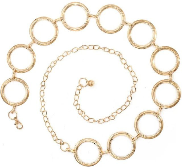 Ruidi bb Taillengürtel, Metall, gold, Damen - Bild 1