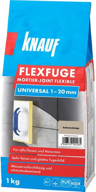 Knauf Flexfuge Universal Bahamabeige 1 kg - Bild 1