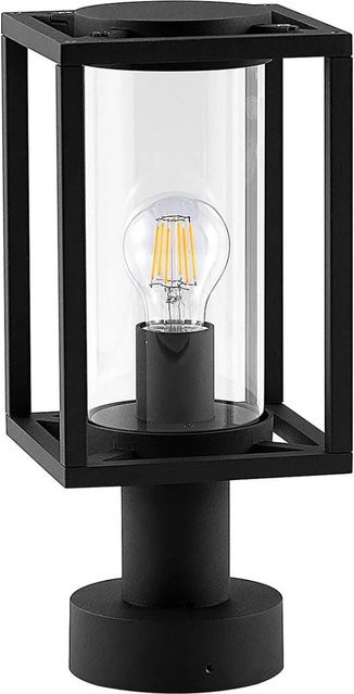 Lucande Außenleuchte Ferda Modern Schwarz aus Aluminium, 1-flammig E27, IP44, Höhe: 36,6 cm, Breite: 15,0 cm, Tiefe: 16,0 cm - Bild 1