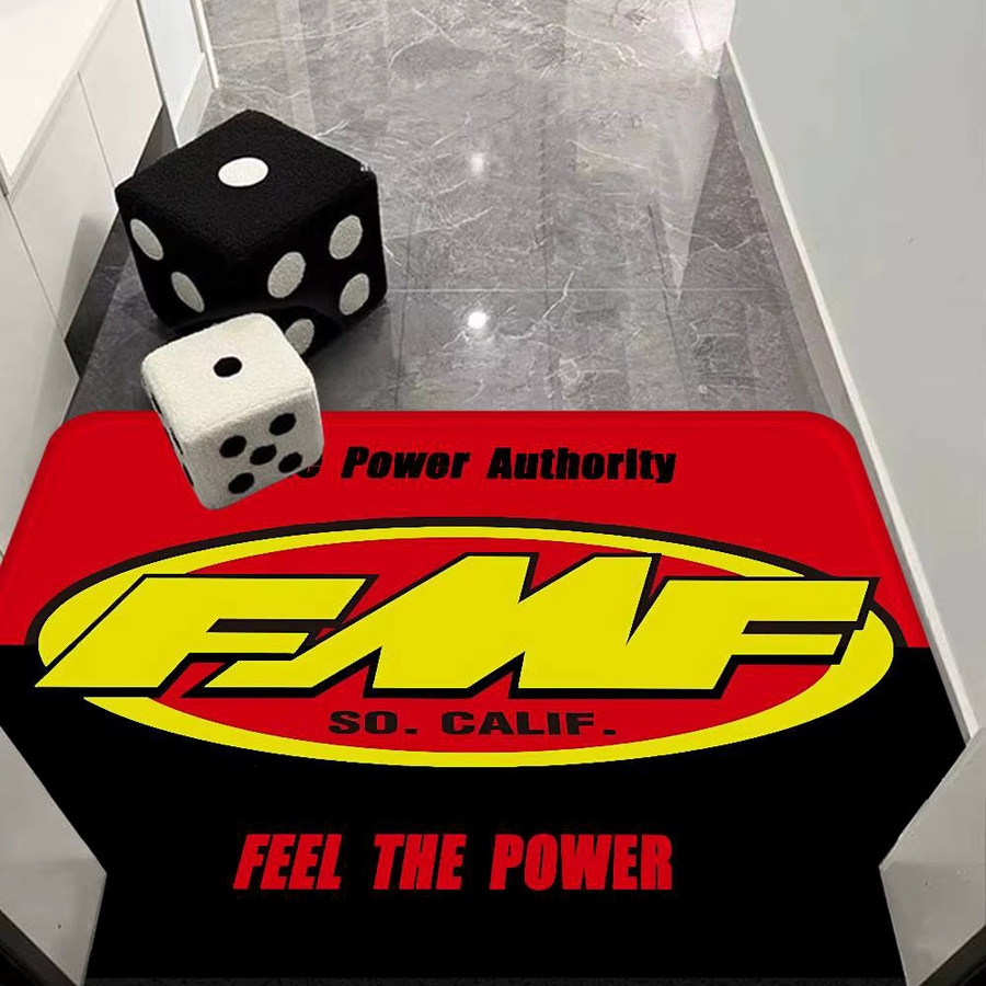 FMF Racing Logo Fußmatte rutschfest und waschbar für Wohnzimmer, Küche oder Flur - Bild 4