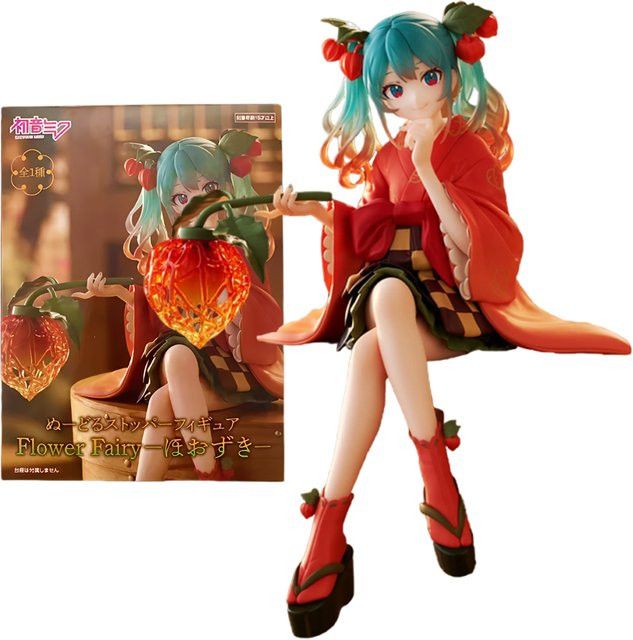 Chuyin Anime Figur Hatsune Miku Kirsche Motiv handgemacht aus PVC in Multicolor - Bild 1