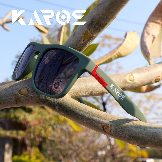 KAROS Sportsonnenbrille, Vollrand, Kunststoff, Green, Unisex - Bild 1