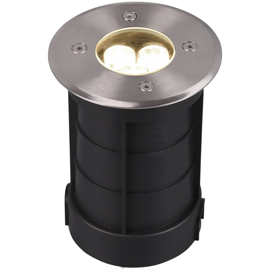 Trio Belaja LED-Einbauleuchte rund in Nickel matt für den Außenbereich B: 14,5 cm, T: 11,0 cm, H: 11,0 cm - Bild 2