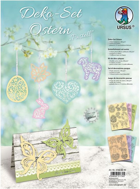 URSUS Bastelpapier Set Ostern in Mehrfarbig - Bild 1