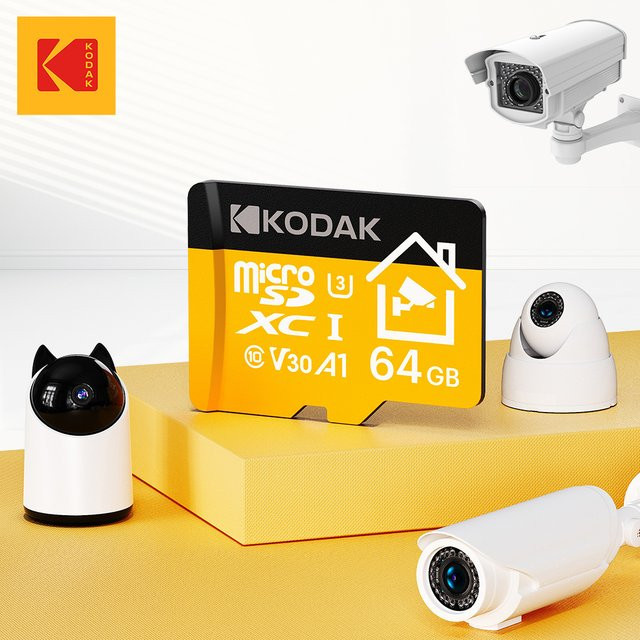 Kodak Micro SD Speicherkarte für Überwachungskameras, Dashcams und Smartphones - Bild 1