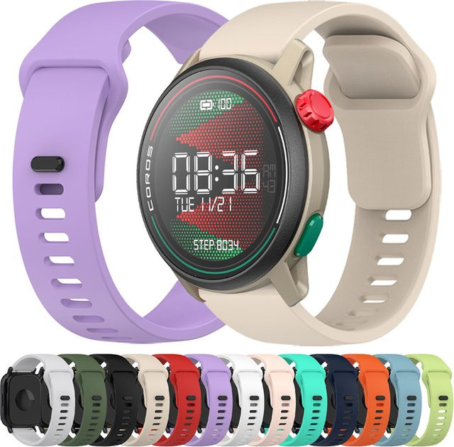 COROS Uhrenarmband Silikon, Multicolor, Unisex - Bild 1