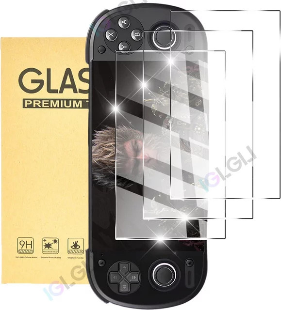 Retroid Pocket 6 Displayschutzfolie aus 9H gehärtetem Glas, transparent und kratzfest - Bild 1