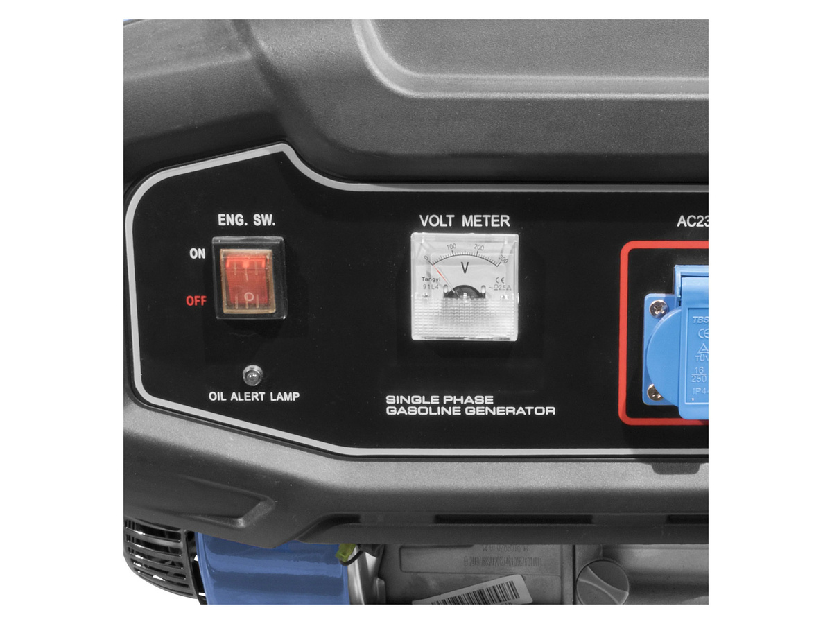 Güde Stromerzeuger GSE 2701 Benzin, 3,2 kW, blau/schwarz - Bild 3