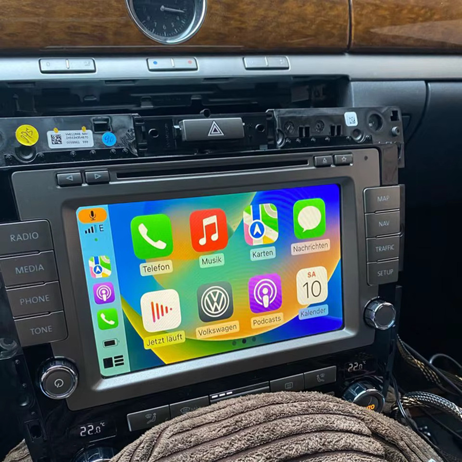 RideMedia Android-Modul für VW Phaeton Touran CC Passat mit CarPlay, Airplay, Siri, GPS und Bluetooth in Schwarz - Bild 5